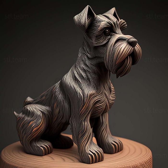 Zwergschnauzer dog